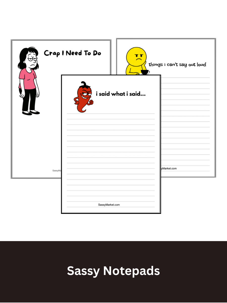 Sassy Notepads