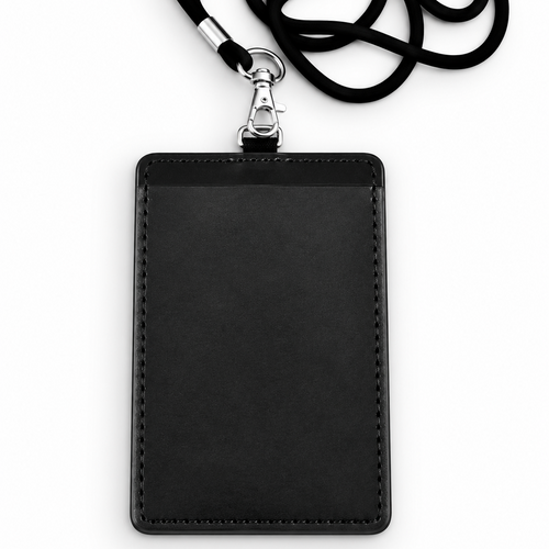 Always Out Of PTO Funny ID Badge Holder & Lanyard | Coworker Gift