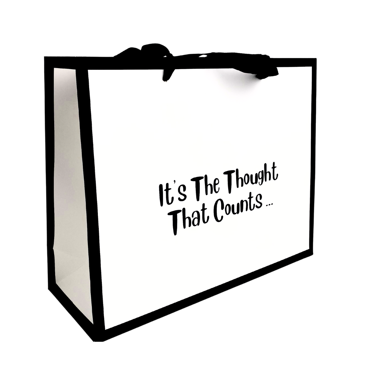It's The Thought That Counts - Funny Gift Bag