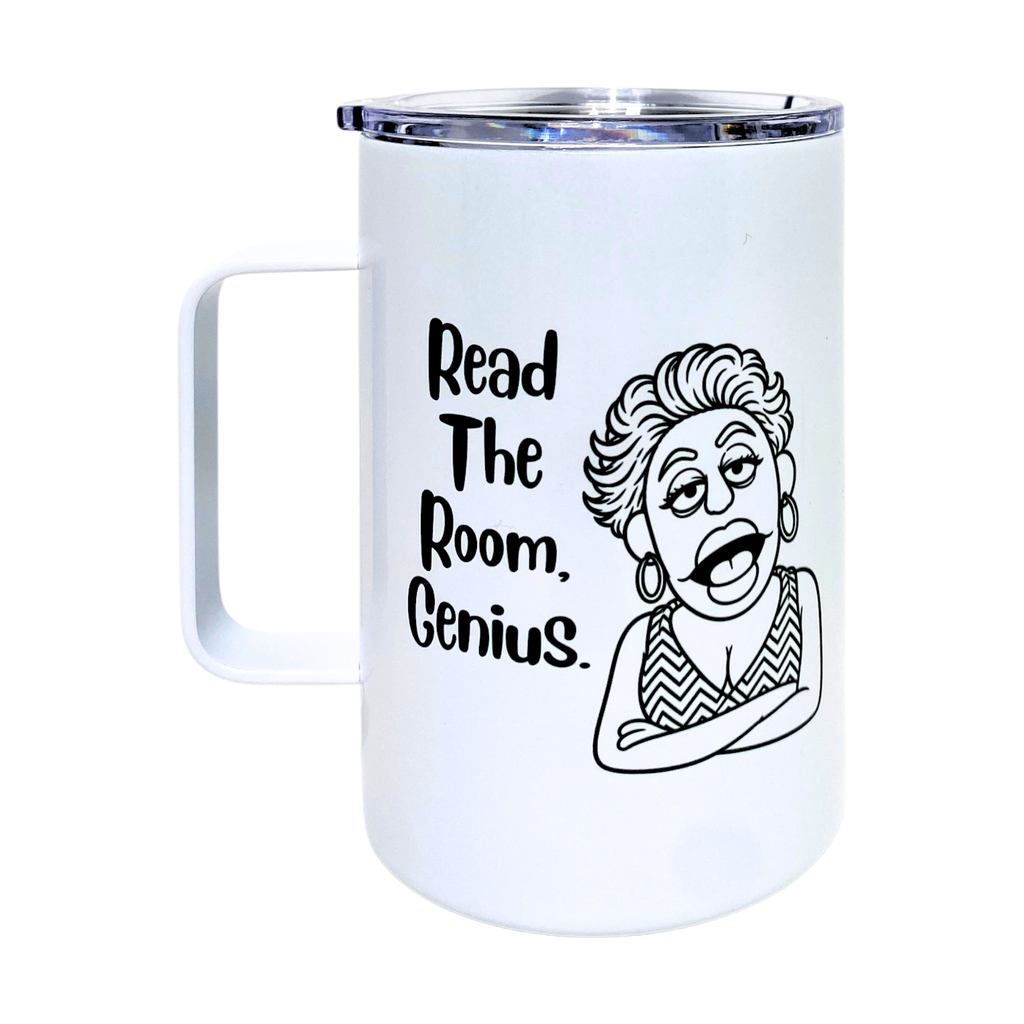 Laverne's Collection - Read The Room Genius - AVAILABLE AS A FUNNY MUG OR TUMBLER