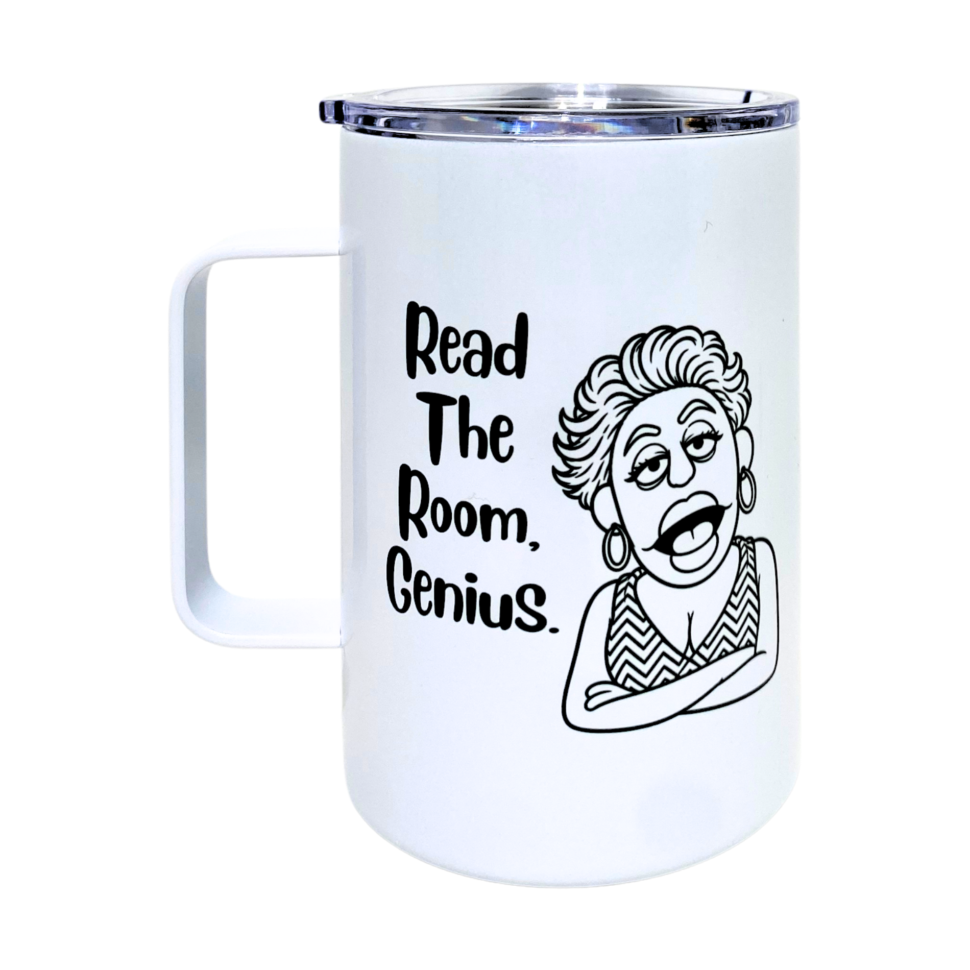 Laverne's Collection - Read The Room Genius - AVAILABLE AS A FUNNY MUG OR TUMBLER